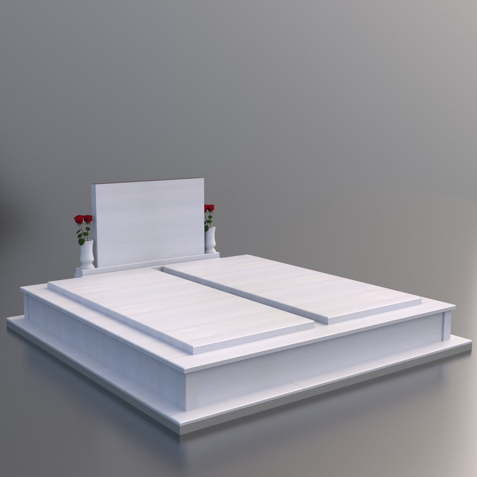 Početna Dupli spomenika sa pločom (ravni)